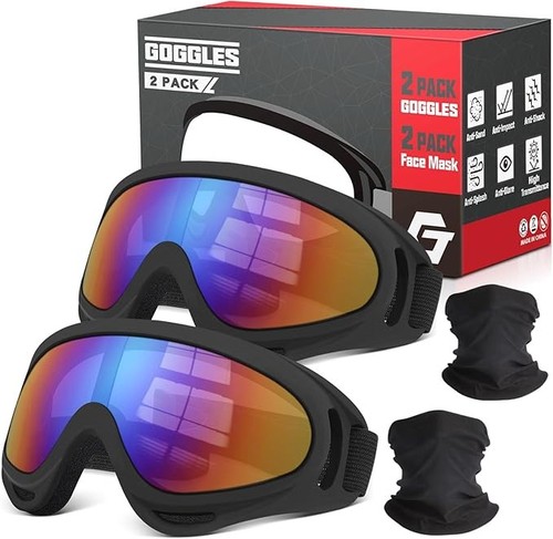 Dirt bike goggles 2pack - dirt,