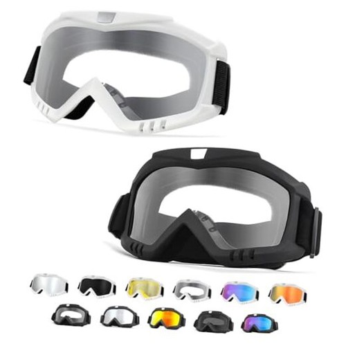 2pcs dirt bike goggle - 2pcs, goggle,