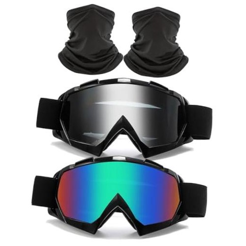 4pcs set dirt bike goggles - dirt,