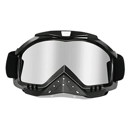 Silver lens motorcycle - silver,