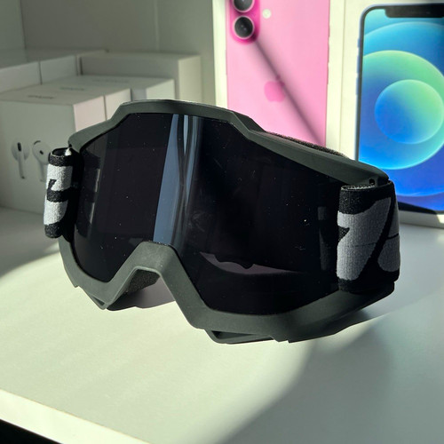 Dirt bike goggles black frame - dirt,